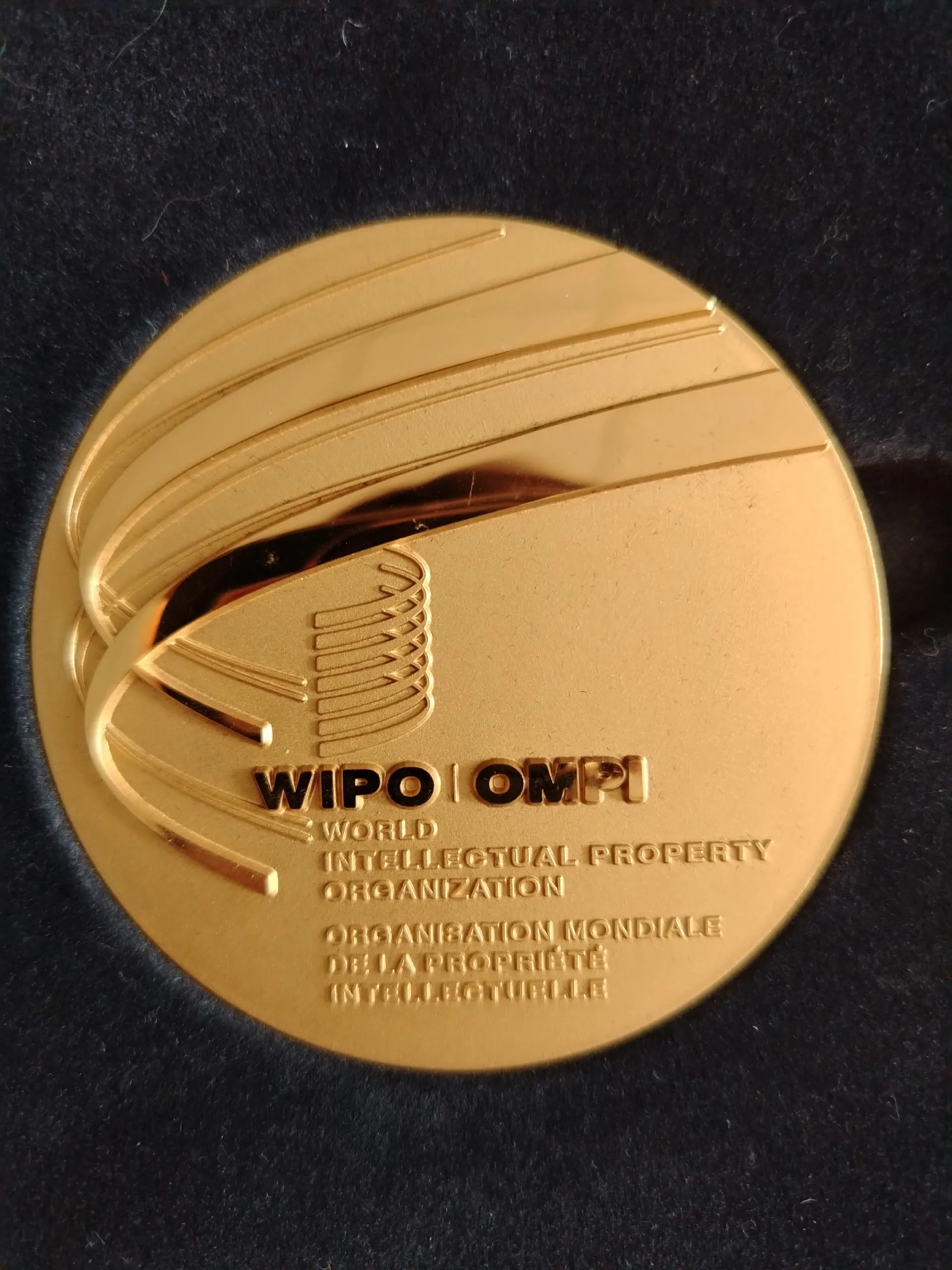 Золотая медаль Всемирной организации интеллектуальной собственности — WIPO Gold Medal for Inventors.